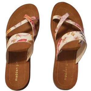 Steve Madden G-Prose Floral Print Slide Size 10